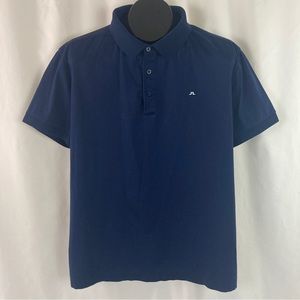 J Lindberg Navy Blue Slim Fit  Polo Shirt 100% fine cotton